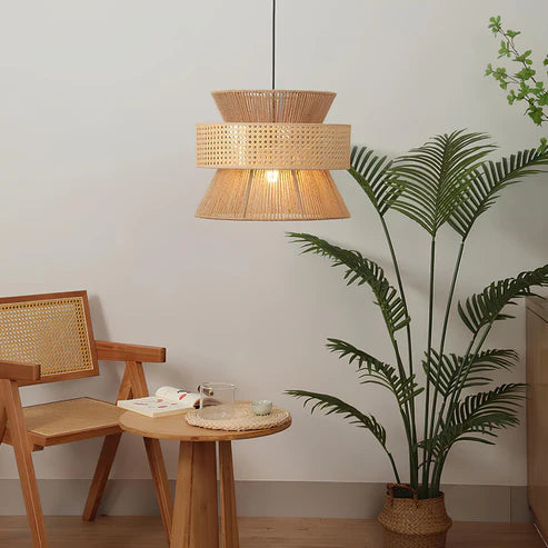 Handcrafted Rattan Bamboo Pendant Light Reva
