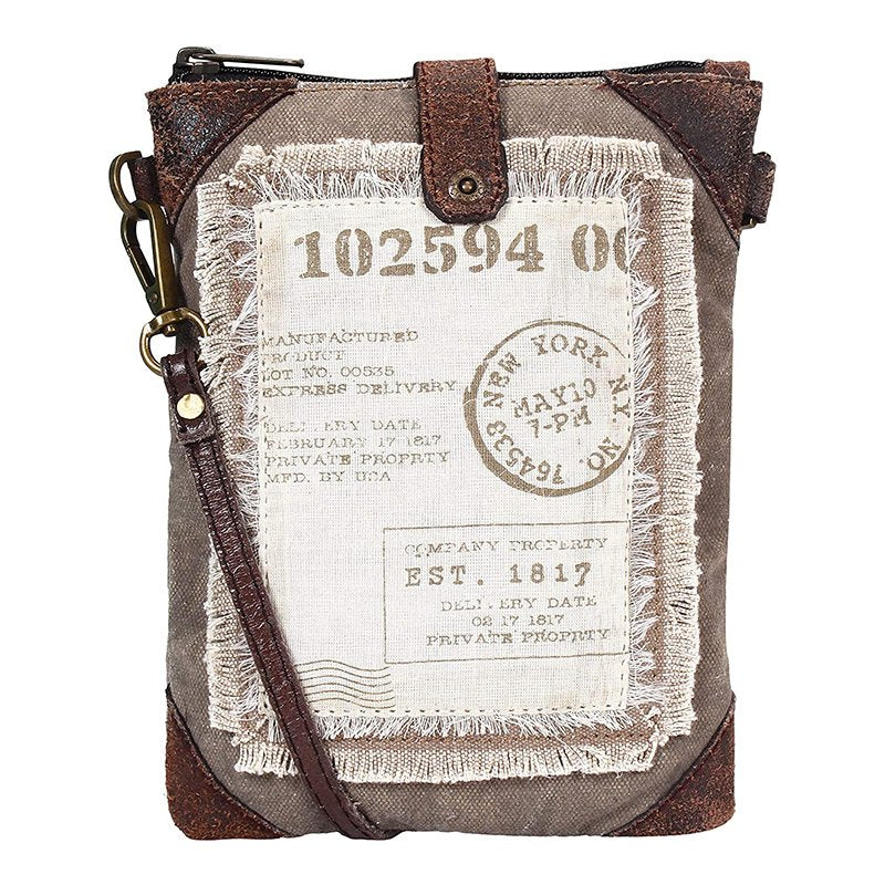 Artaflora – 100% Cotton Canvas Small Sling Crossbody Bag with Stylish Design for Women