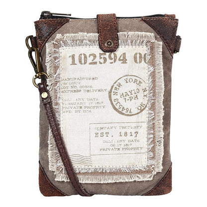 Artaflora – 100% Cotton Canvas Small Sling Crossbody Bag with Stylish Design for Women