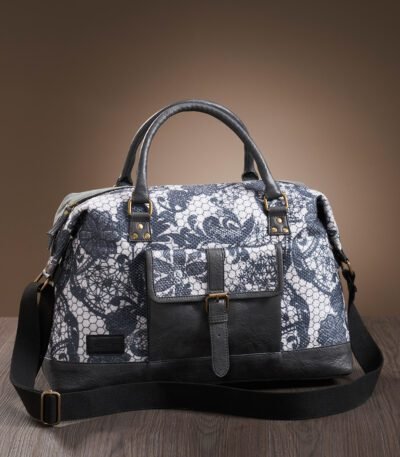 Grey Vine Duffle Bag For Men & Women