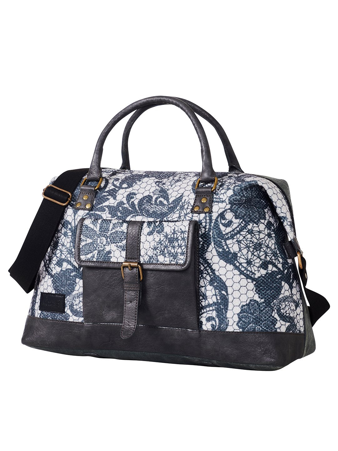 Grey Vine Duffle Bag For Men & Women