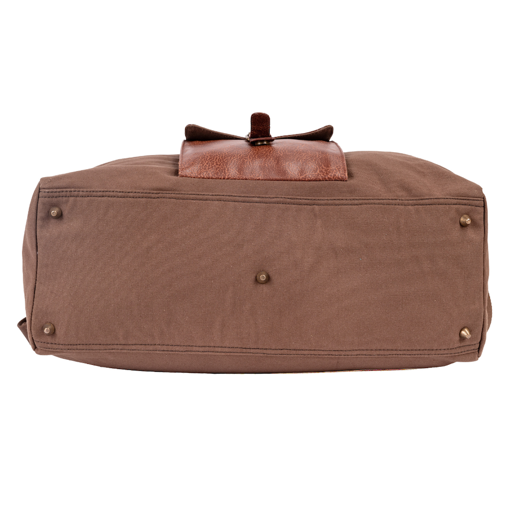 Cord Duffle Bag For Men & Women – Chocolate