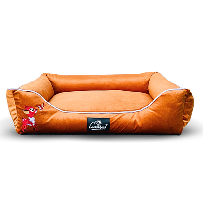 Premium Embroidered Dog Lounger