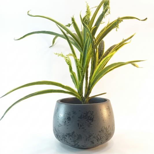 Graphite Patina Terracotta Planter