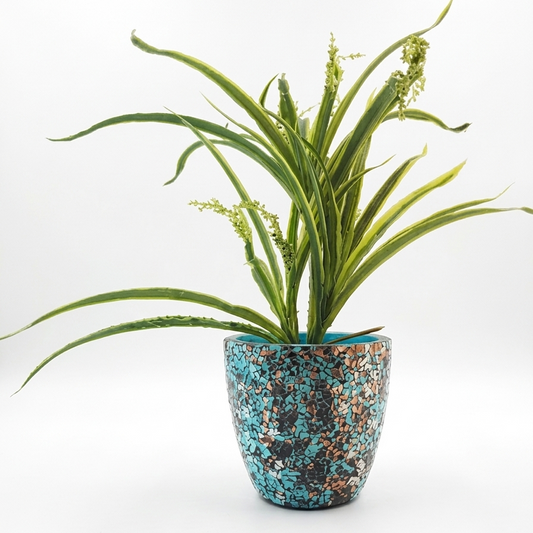 Mediterranean Mosaic Terracotta Planter