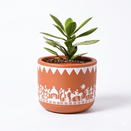 Serenity Tree Terracotta Planter