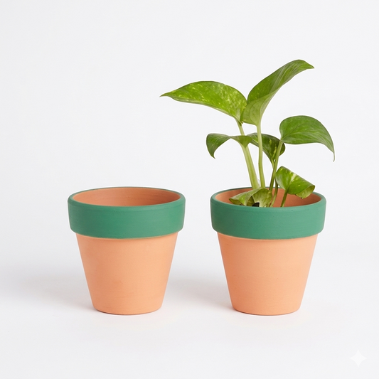Dual-Tone Terra Planter Set