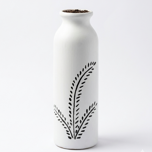Orbit Grand Terracotta Vase