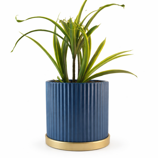Fluted Horizon Terracotta Planter