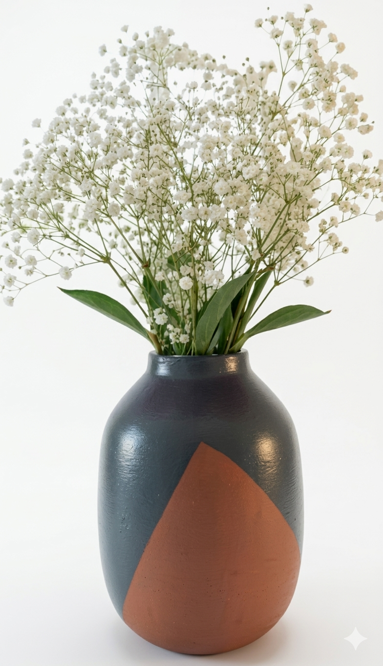 Midnight Rain Terracotta Planter