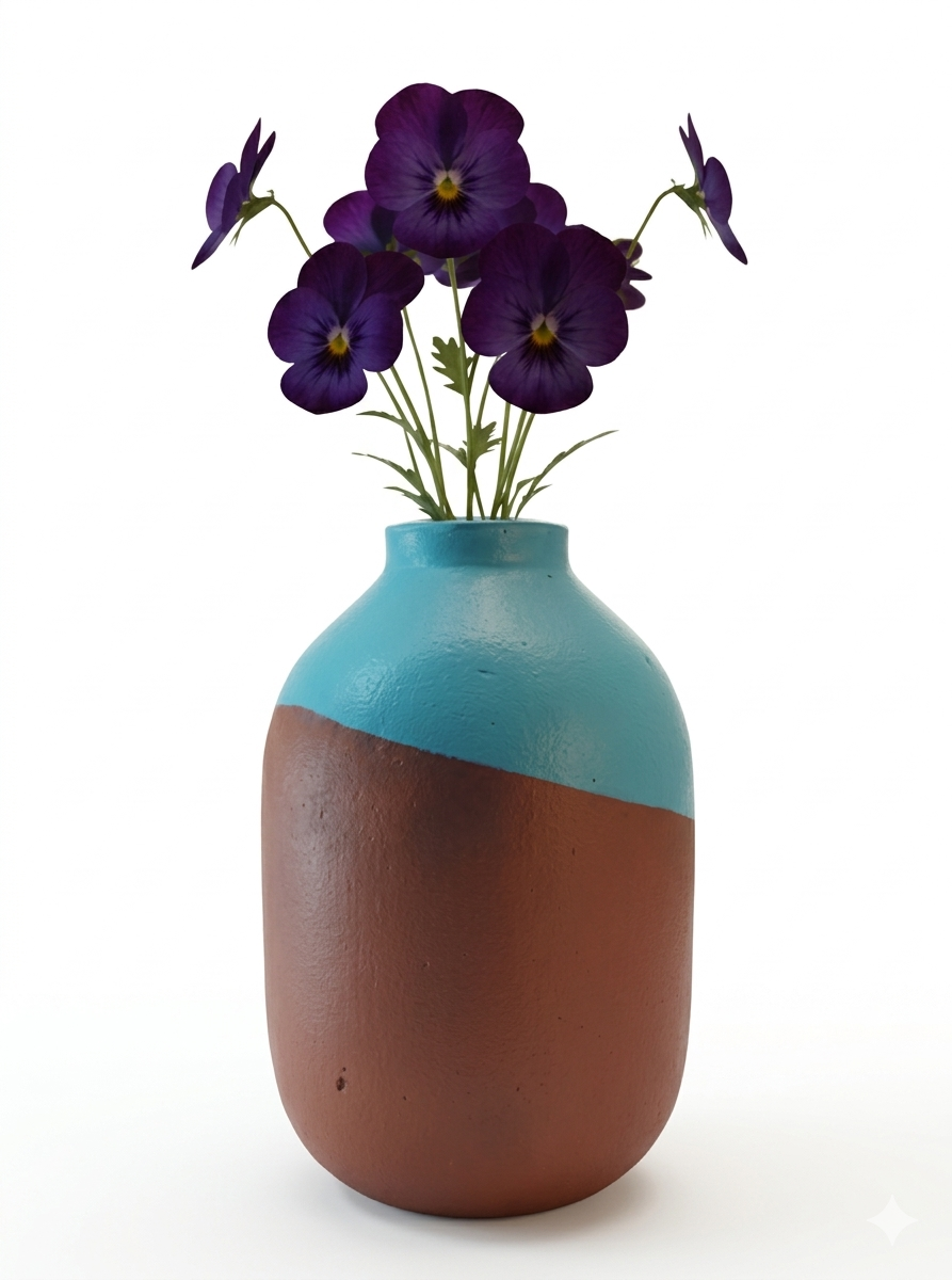 Midnight Rain Terracotta Planter