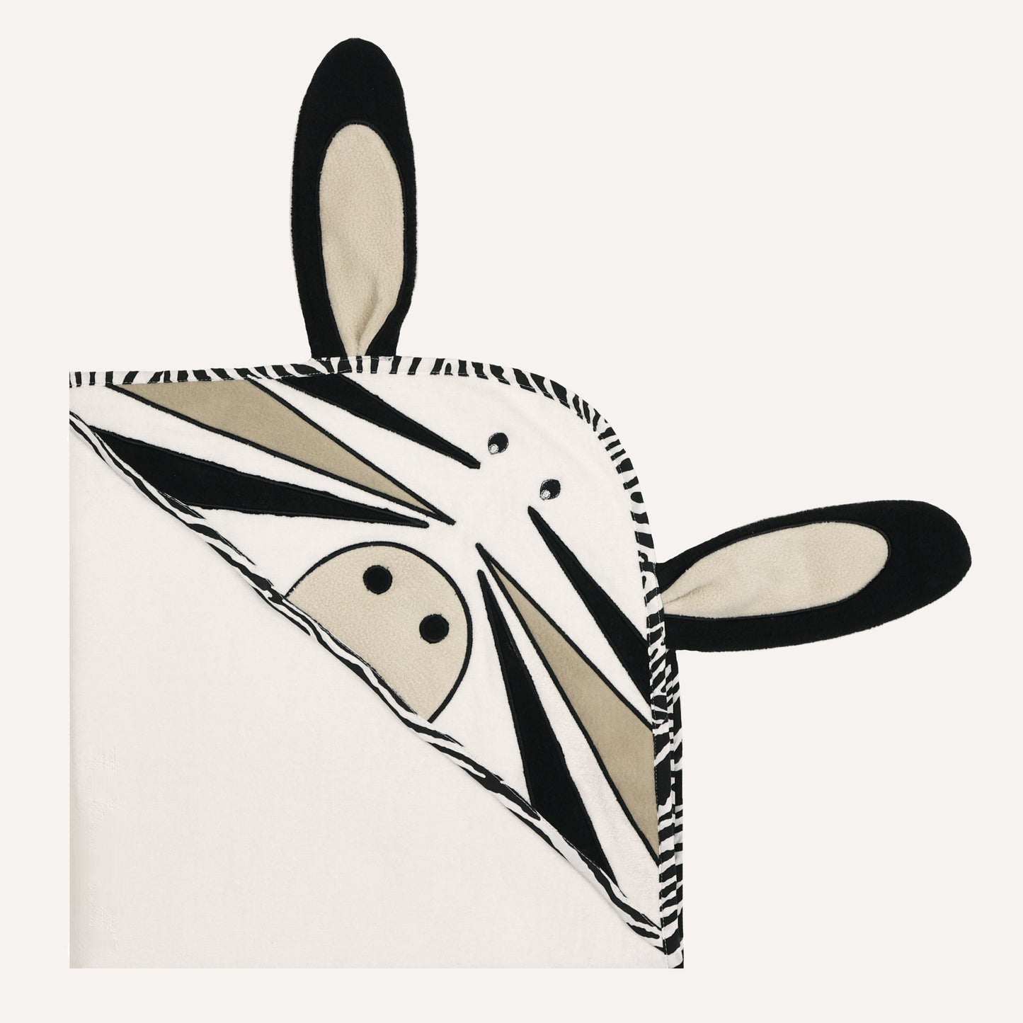 Abracadabra Zebra Hooded Towel & Face Washers Set