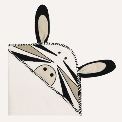 Abracadabra Zebra Hooded Towel & Face Washers Set