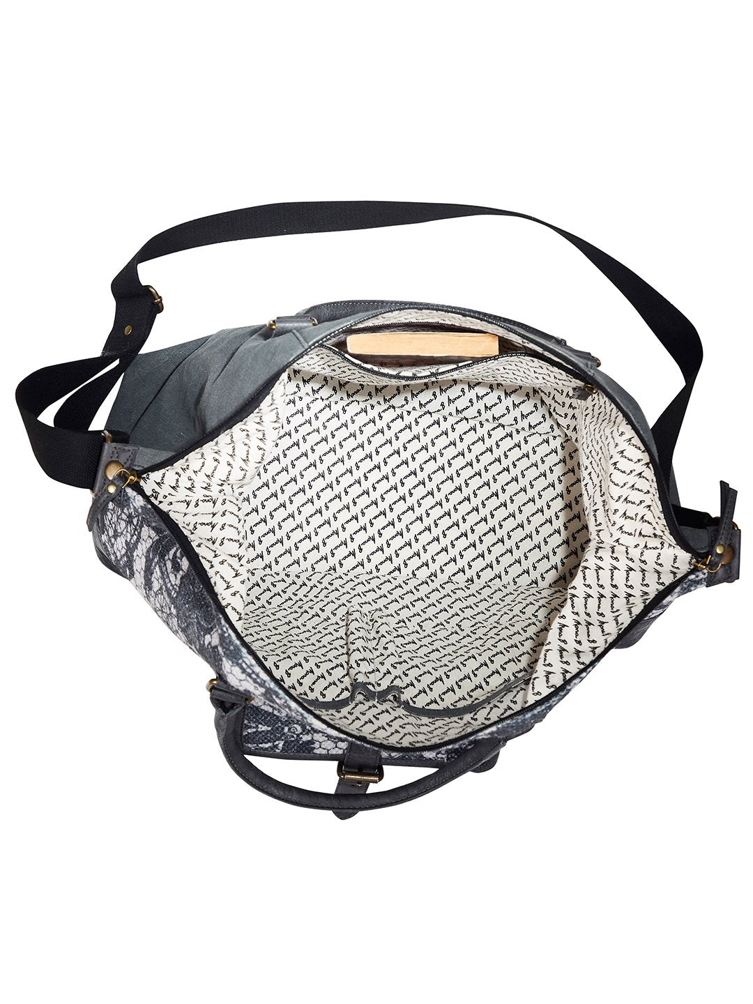 Grey Vine Duffle Bag For Men & Women