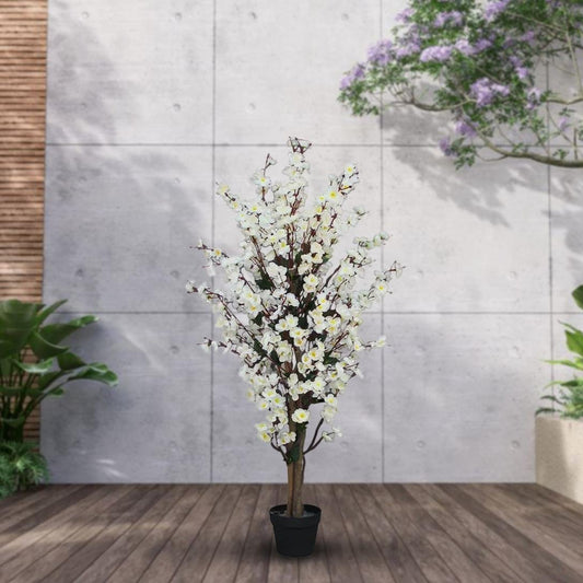 Artificial Winter Sweet Plant – Premium Faux Floral Decor for Home And Office