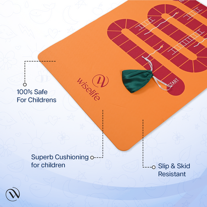 Kids Printed Yoga Mat - 6mm