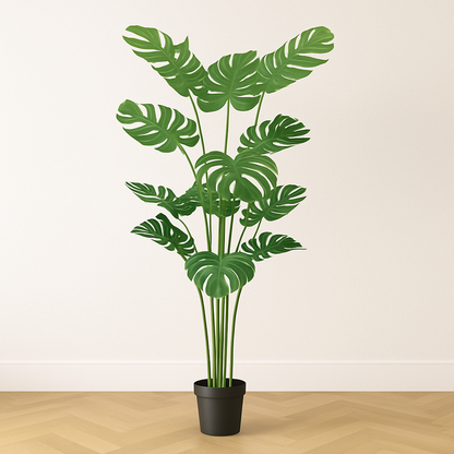 Premium Artificial Monstera Deliciosa Tree 63"