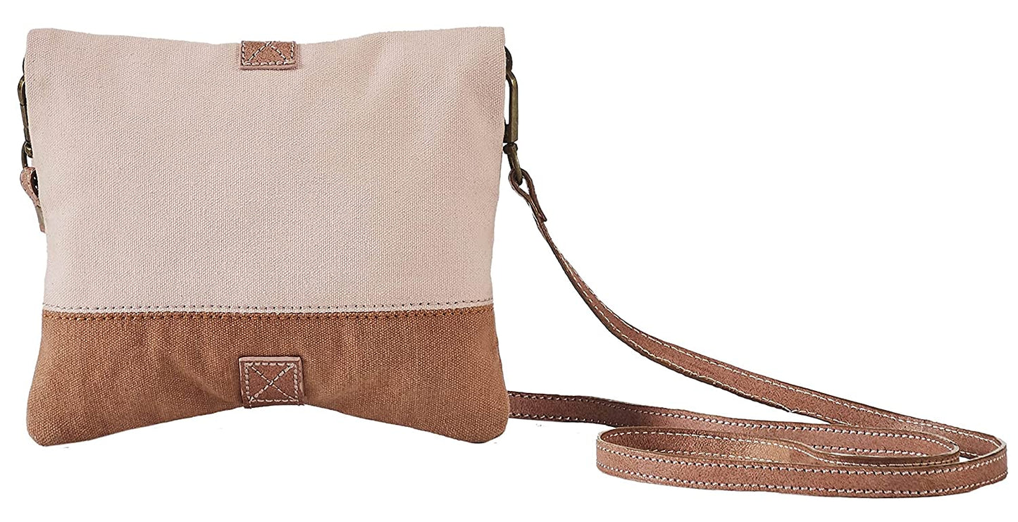 Artaflora – Finley Canvas Bag Recycled Sling Bag For Women and Girls (Black)