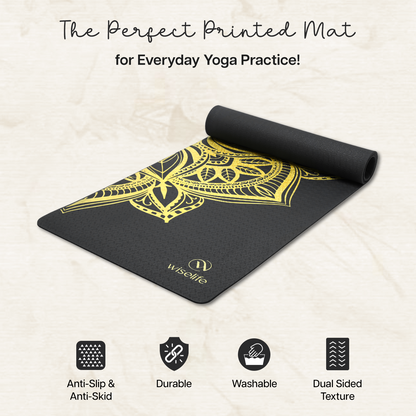 Purpose Printed TPE Yoga Mat - 6mm
