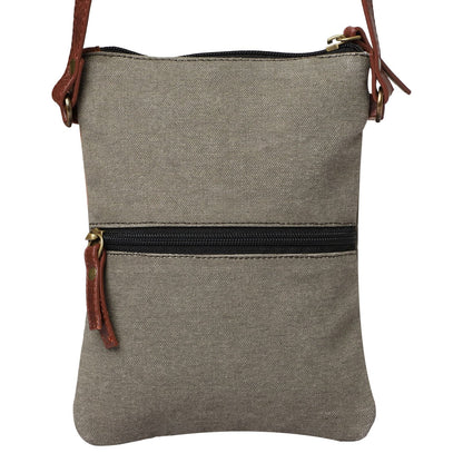 Artaflora – 100% Cotton Canvas Small Sling Crossbody Bag with Stylish Design for Women