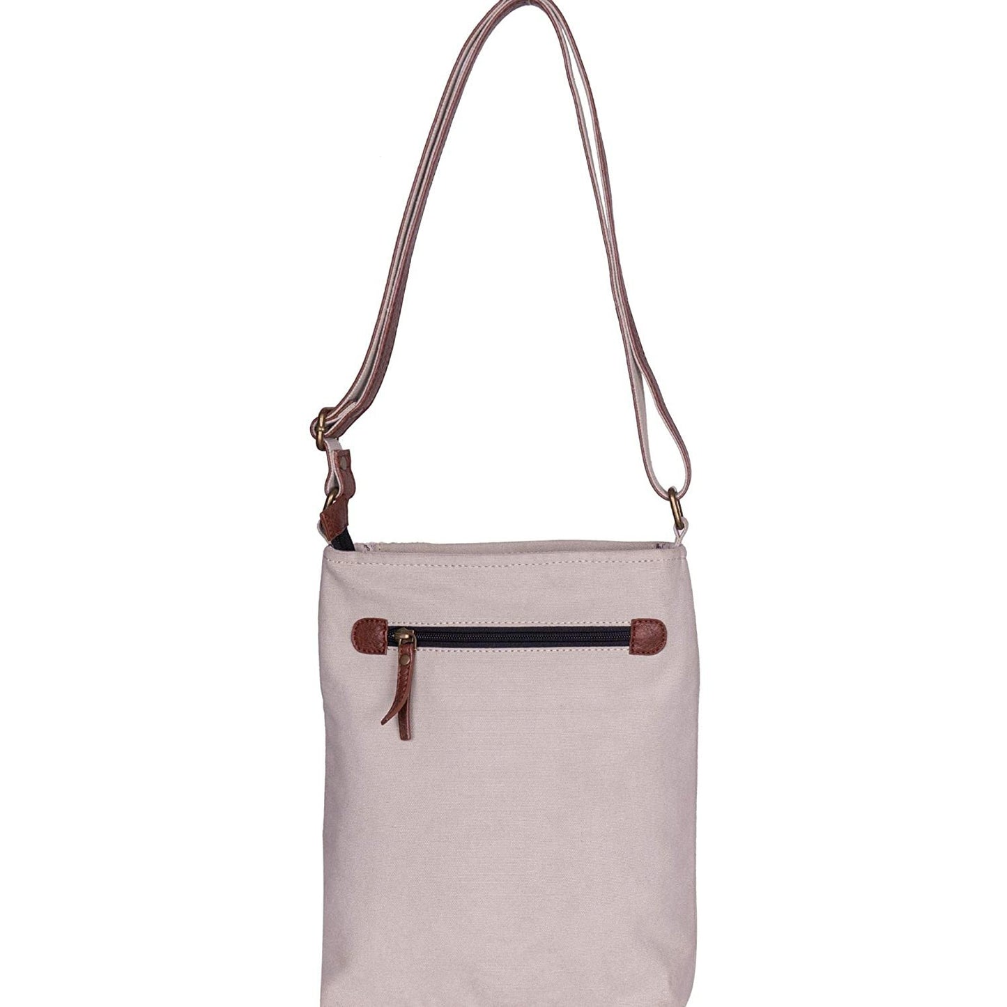 Artaflora – Medium Canvas Messenger Crossbody Bag with Stylish Design for Women