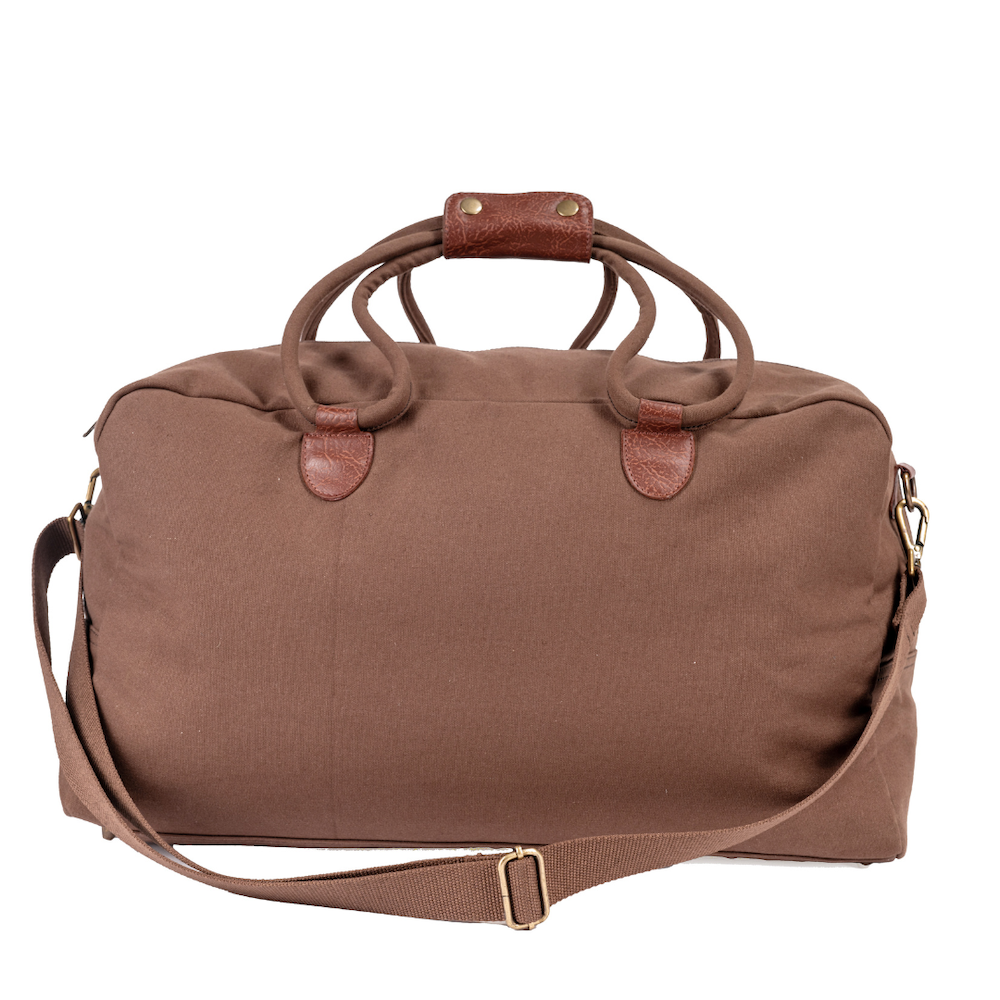 Cord Duffle Bag For Men & Women – Chocolate