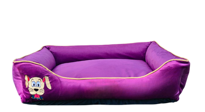 Premium Embroidered Dog Lounger