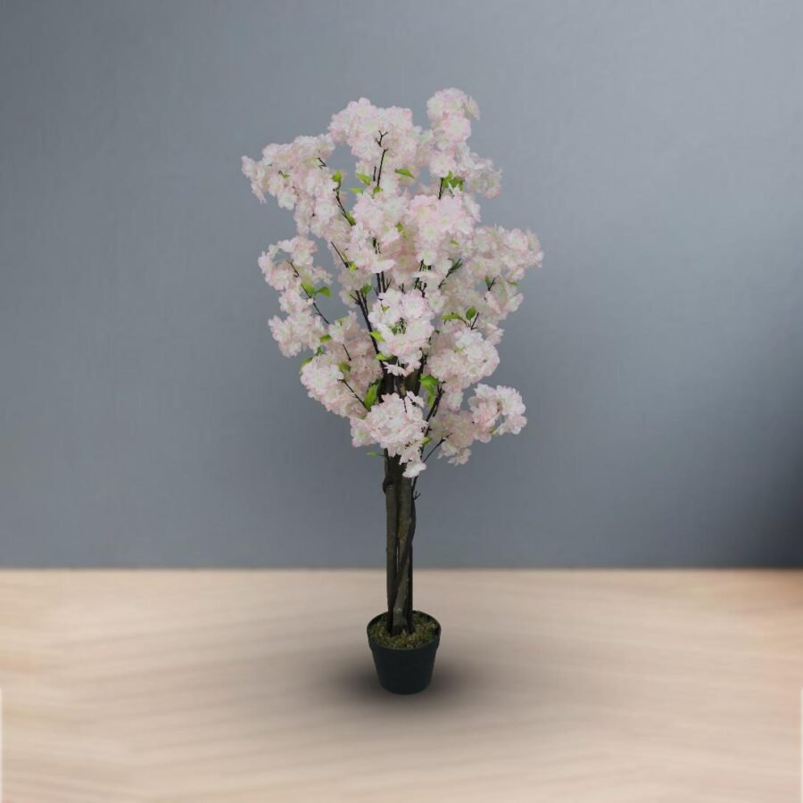 Premium Winter Cherry Faux Plant – 47.24-Inch Tropical Decor