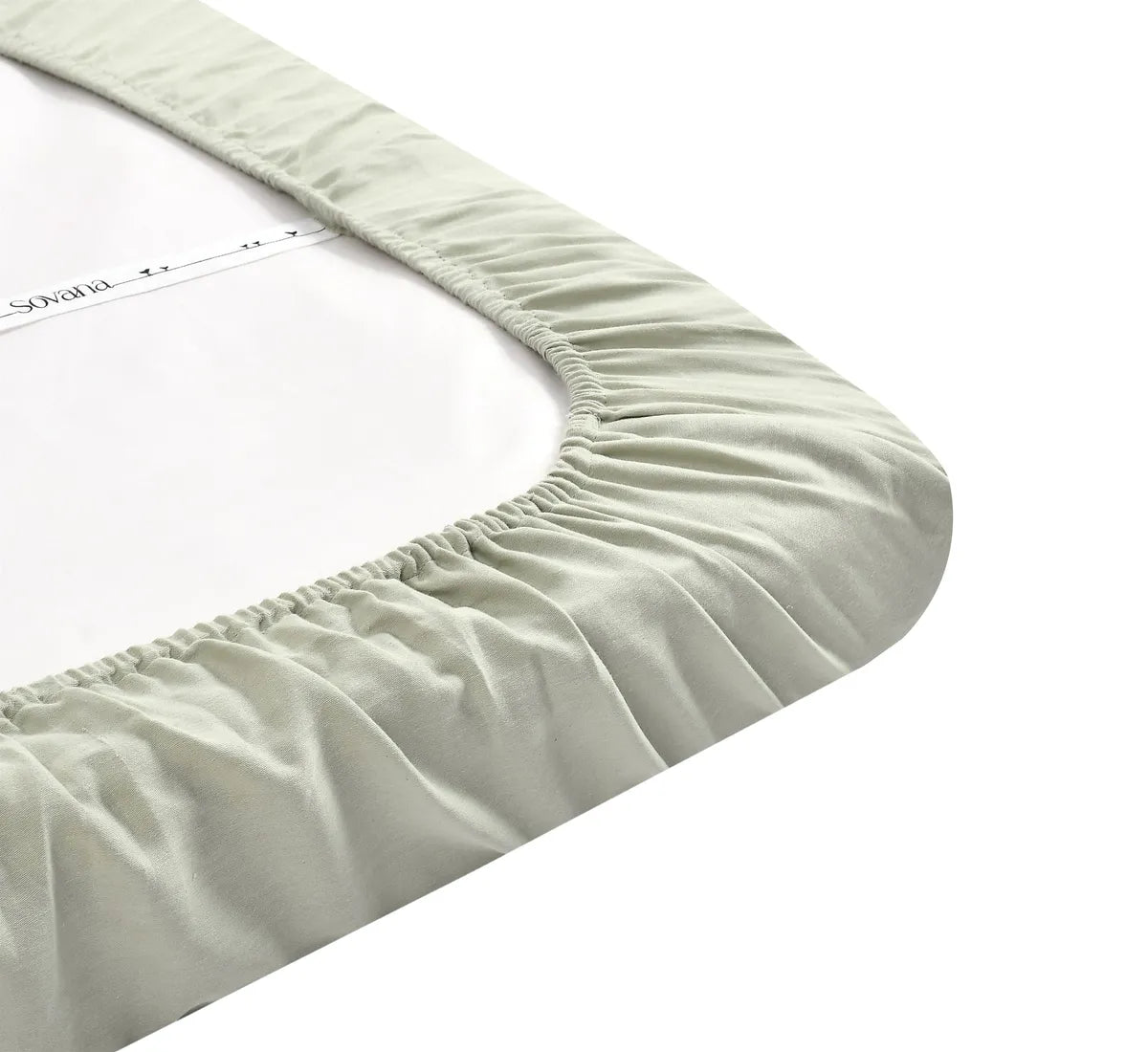 Premium Fitted Crib sheet Pale Green