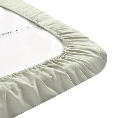 Premium Fitted Crib sheet Pale Green