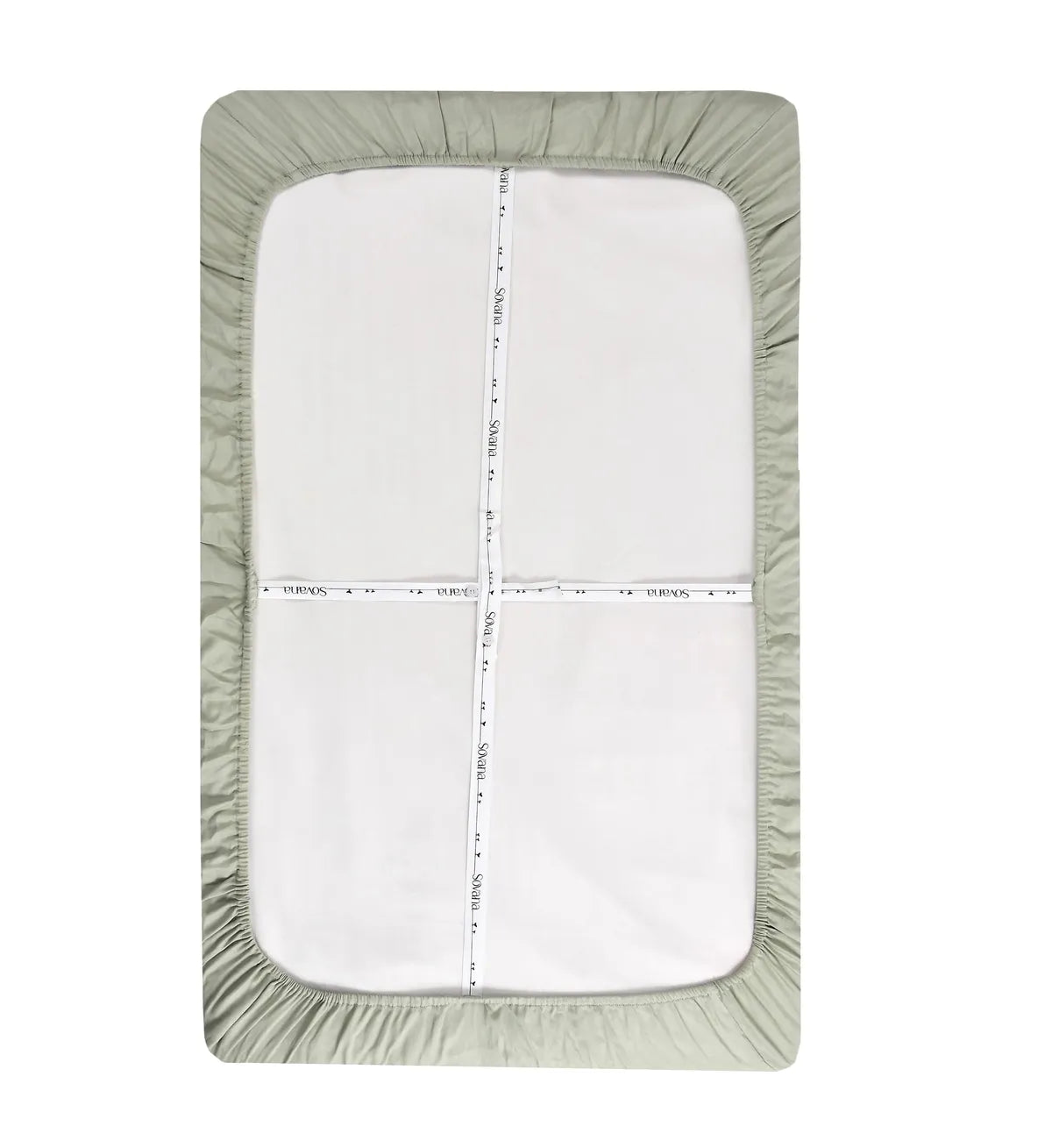 Premium Fitted Crib sheet Pale Green