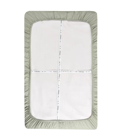 Premium Fitted Crib sheet Pale Green