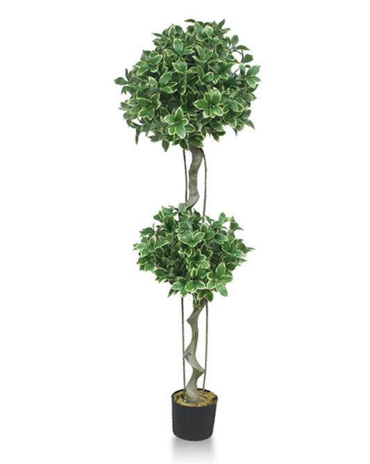 Artificial Lorbeer Plant – 59″Inch Faux Bay Laurel Tree for Elegant Indoor Decor