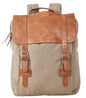 Flap Backpack For Men & Women – Brown