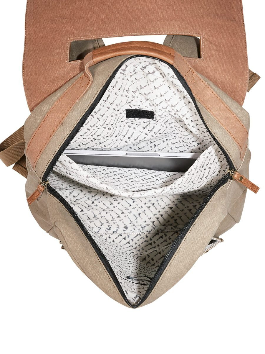 Flap Backpack For Men & Women – Brown