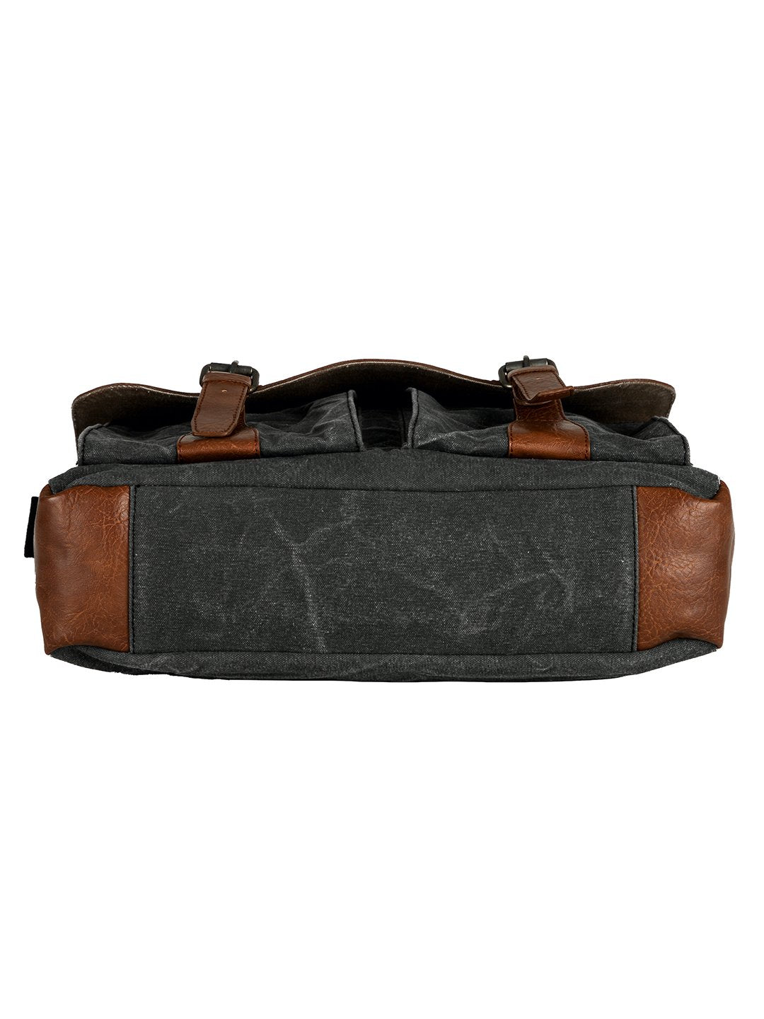 Flap Messenger Laptop Bag for Men & Women – Black