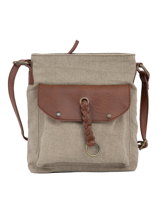 Artaflora – Cotton Canvas Small Multicolor Messenger Crossbody Vintage Sling Bag with Stylish Design for Women