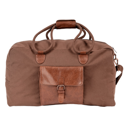 Cord Duffle Bag For Men & Women – Chocolate