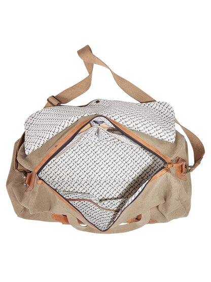 Flap Duffle Bag For Men & Women – Brown