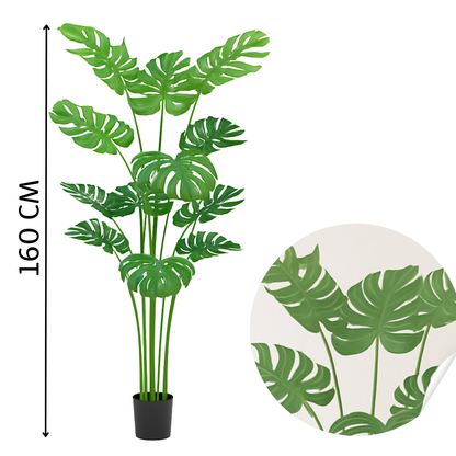 Premium Artificial Monstera Deliciosa Tree 63"