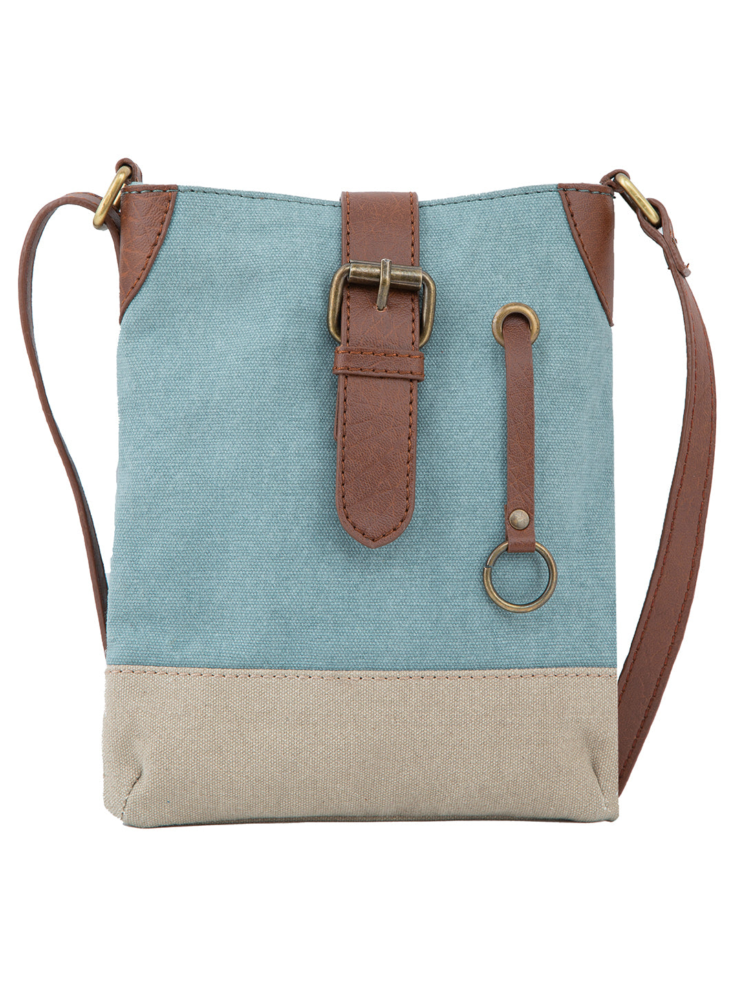 Artaflora- 100% Cotton Canvas Small Messenger Crossbody Vintage Sling Bag with Stylish Design for Women
