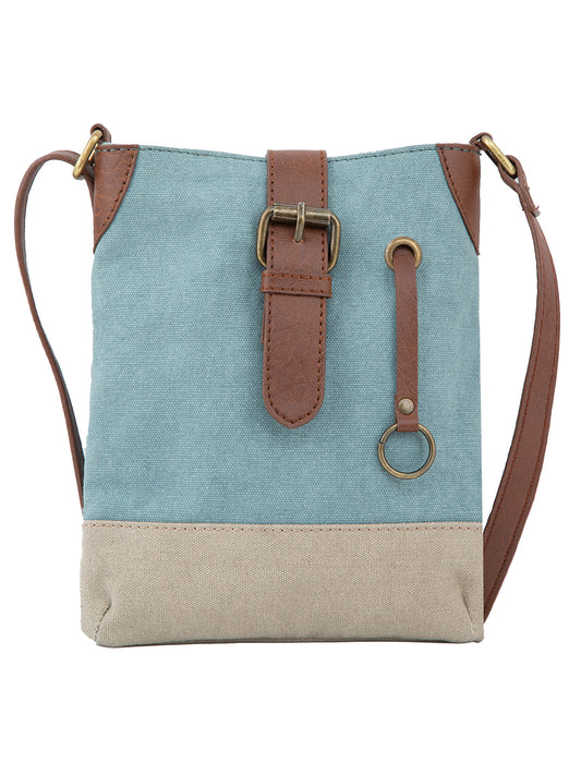 Artaflora- 100% Cotton Canvas Small Messenger Crossbody Vintage Sling Bag with Stylish Design for Women
