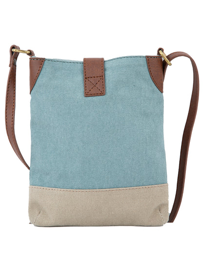 Artaflora- 100% Cotton Canvas Small Messenger Crossbody Vintage Sling Bag with Stylish Design for Women