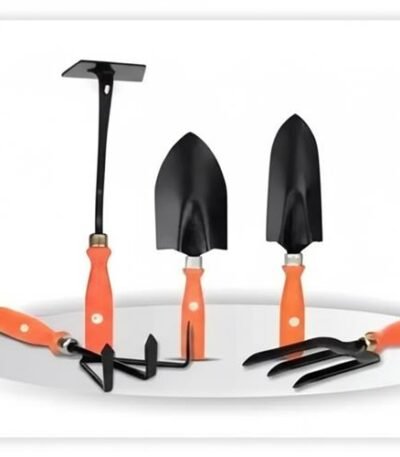 Compact Orange Gardening Tool Set – 5 Piece Kit