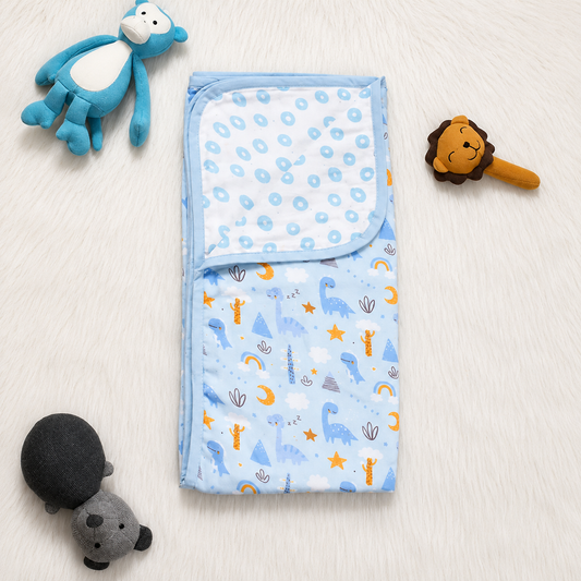 Sovana Dinoland 6-Layer Reversible Muslin Blanket
