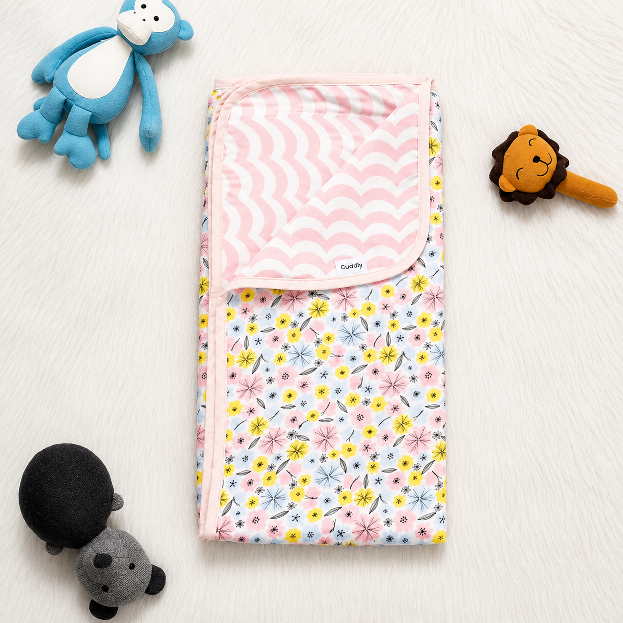 Sovana Eden Garden 6-Layer Reversible Muslin Blanket