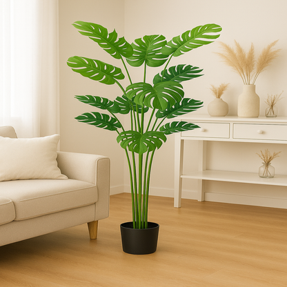 Premium Artificial Monstera Deliciosa Tree 63"