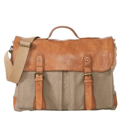 Flap Messenger Laptop Bag for Men & Women – Brown