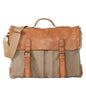 Flap Messenger Laptop Bag for Men & Women – Brown