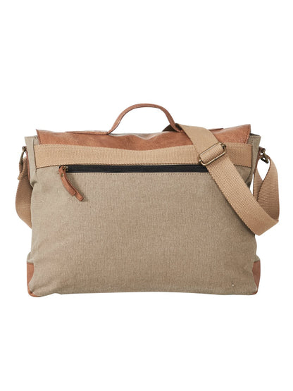 Flap Messenger Laptop Bag for Men & Women – Brown